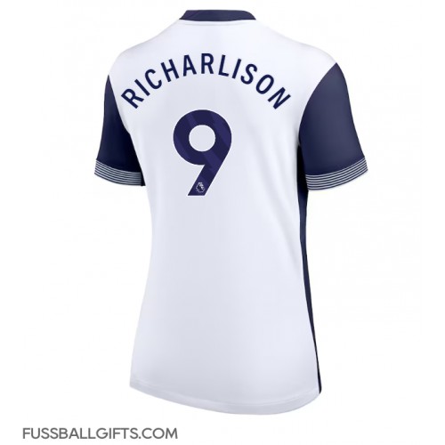 Tottenham Hotspur Richarlison #9 Fußballbekleidung Heimtrikot Damen 2024-25 Kurzarm